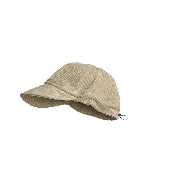 Corduroy Baby Hat Boys Autumn Winter New Solid Color Western Style Soft Brim Cap All-match Children's Baseball Cap Trendy - Image 7
