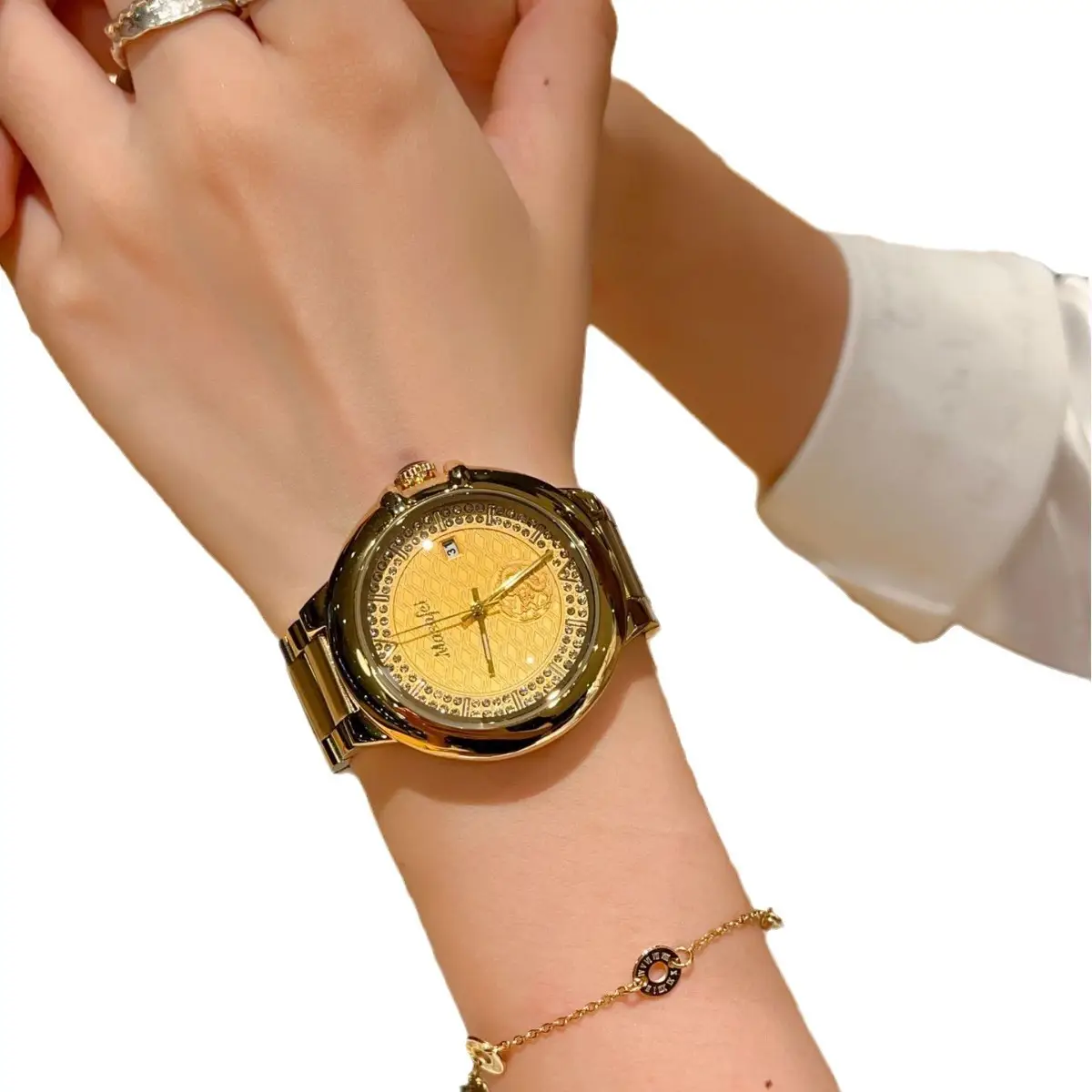 Gold Dragon Balloon Watch for Men