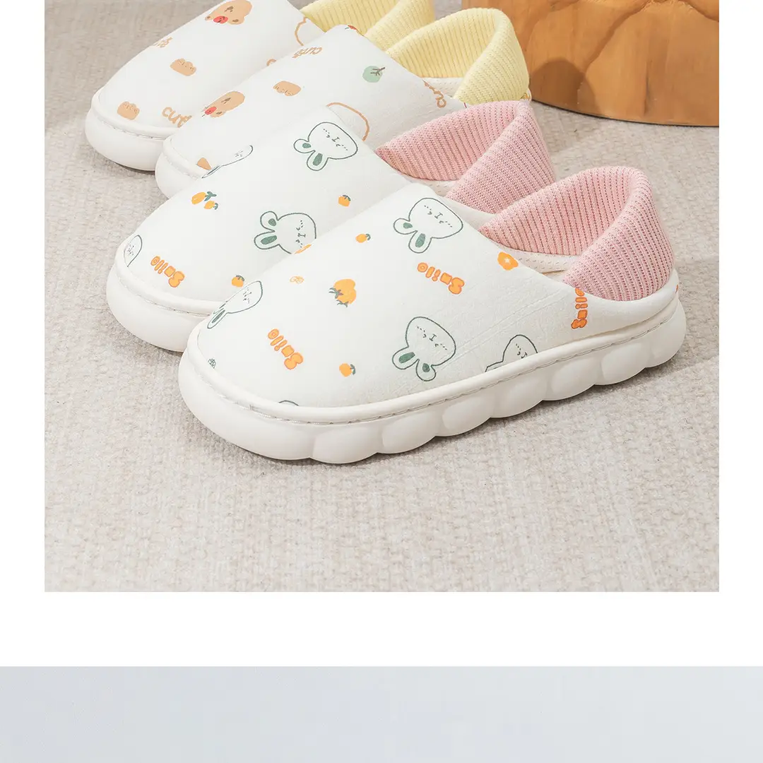 Moon shoes autumn and winter bag heel soft bottom non-slip 1210 November maternal winter postpartum cotton slippers women spring and autumn — feature 18