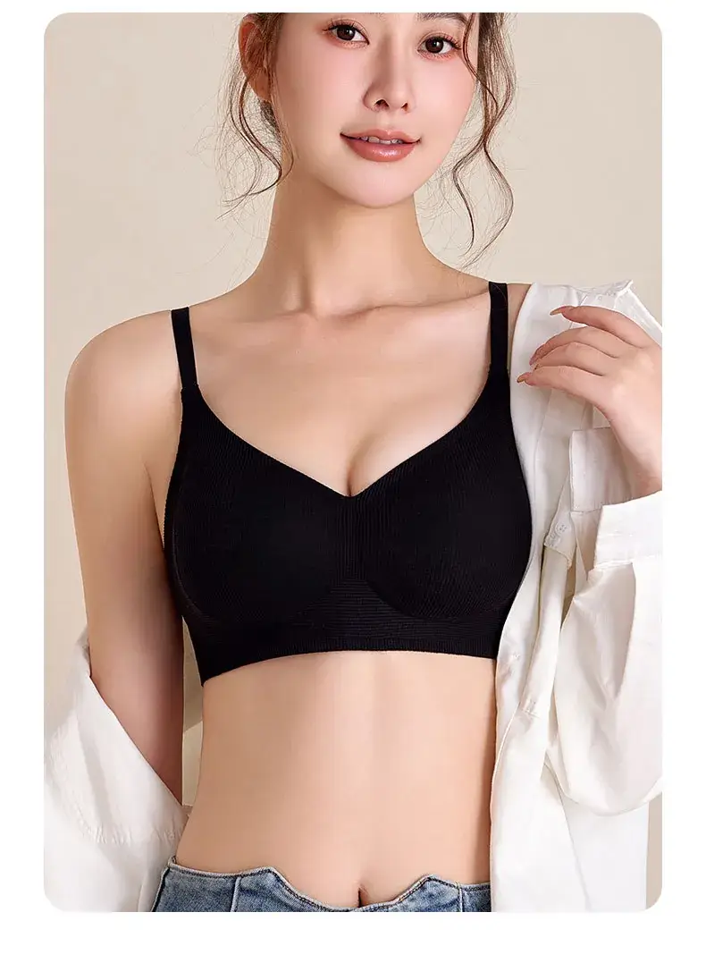 Women's No-Ring Jelly Glue Push-Up Bra Solid Color — feature 27