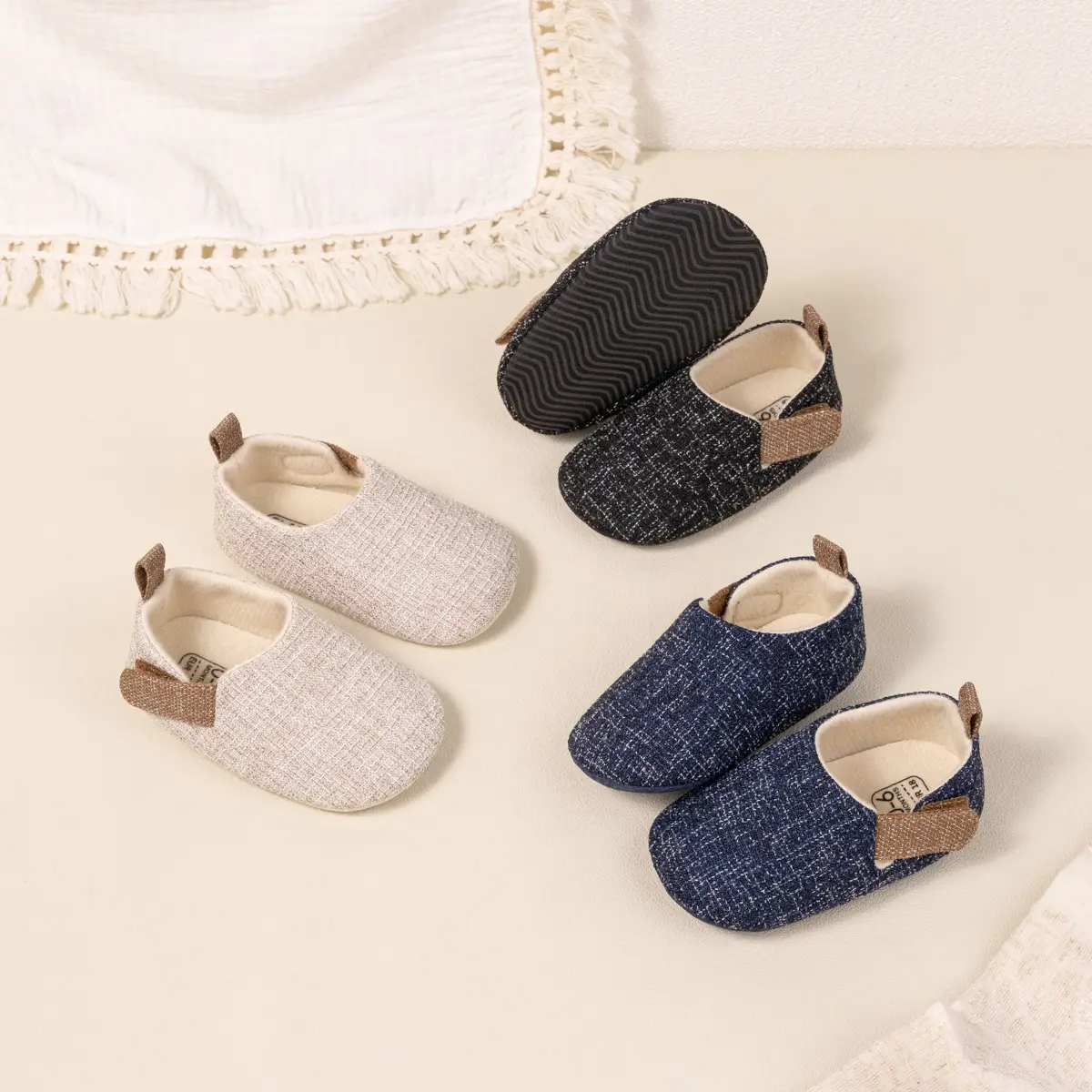 Baby Velcro Slip-On Shoes for 0-1 Year Old — feature 4