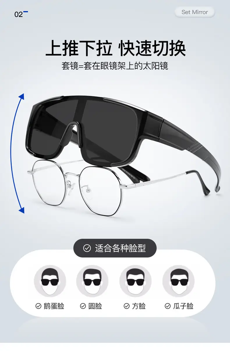 New Tr Sports Cycling Glasses for Women, High-End Cross-Border Sunglasses for Men, Amazon Hot Selling Wholesale Set of Sunglasses — feature 4