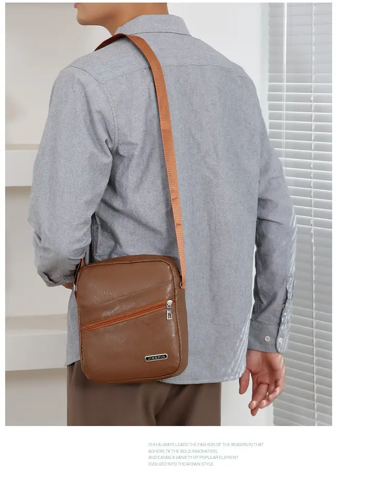 Men's Black Leather Crossbody Bag 2024 — feature 10