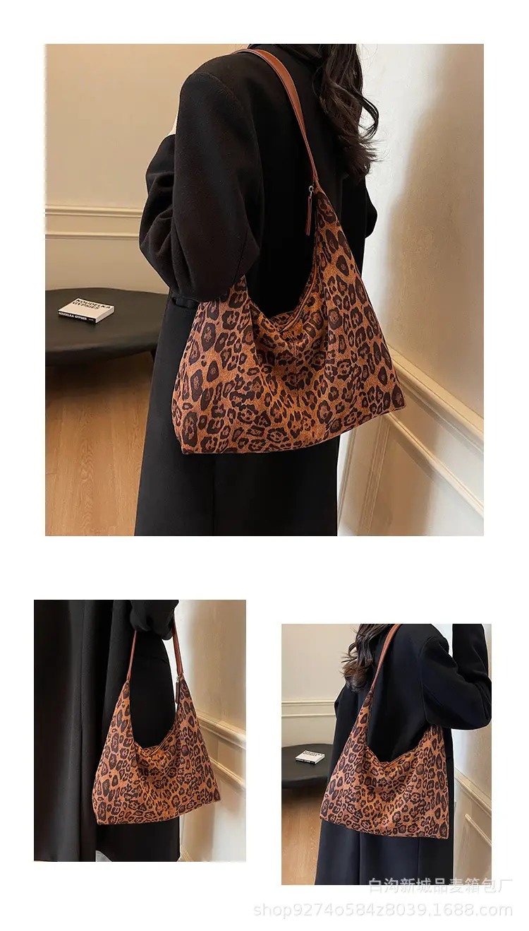 Retro Leopard Print Shoulder Bag 2026 Women — feature 10