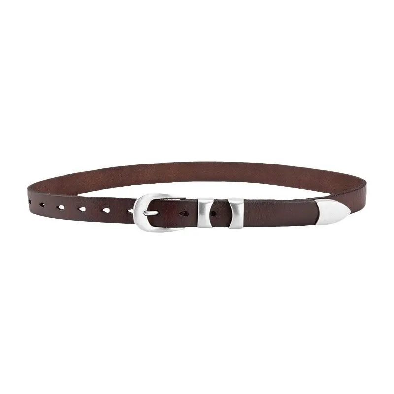New Retro Belt Women's Top Layer Cowhide Fashion All-match Decorative Jeans Skirt American Belt Women's Cross-border - Image 9