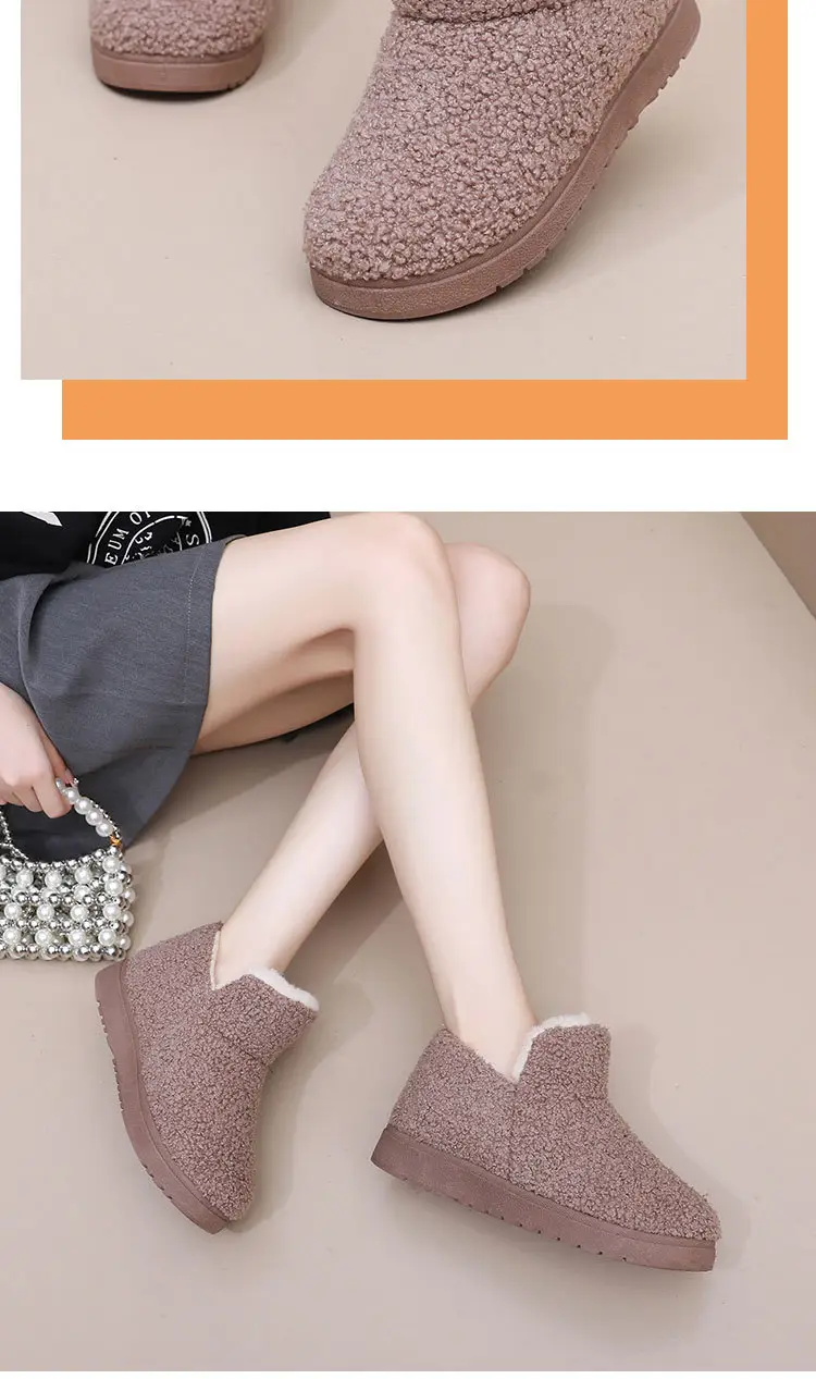 Women's 2025 Winter Black Velvet Slipper with Warm Toe — feature 16