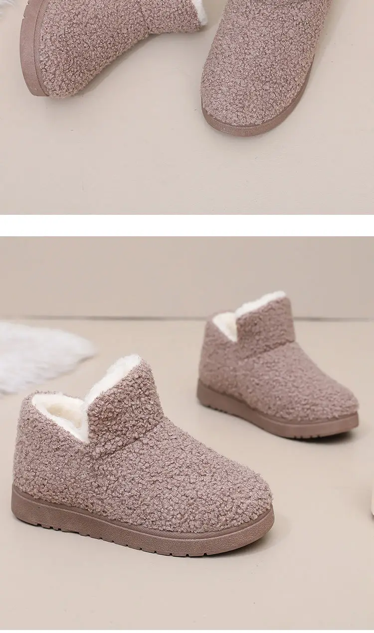 Women's 2025 Winter Black Velvet Slipper with Warm Toe — feature 18