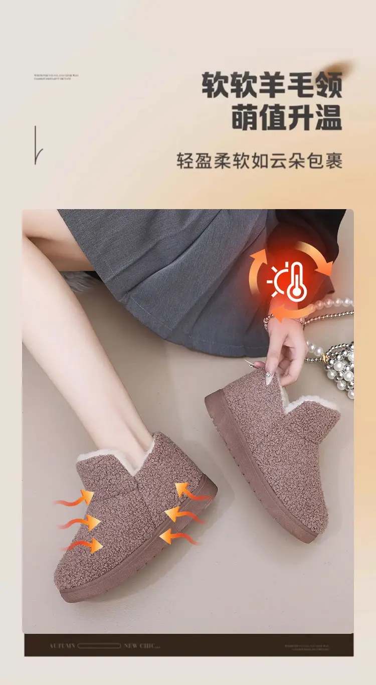 Women's 2025 Winter Black Velvet Slipper with Warm Toe — feature 4