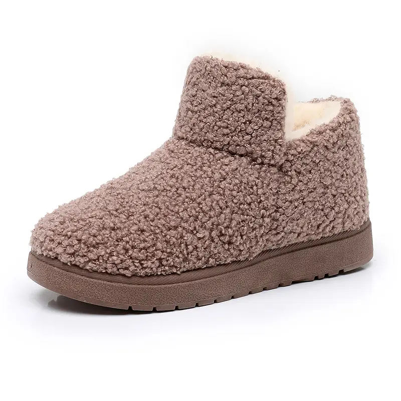 Women's 2025 Winter Black Velvet Slipper with Warm Toe - Image 2