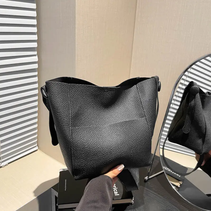 Beige Stitched Shoulder Bag for Women - Image 7
