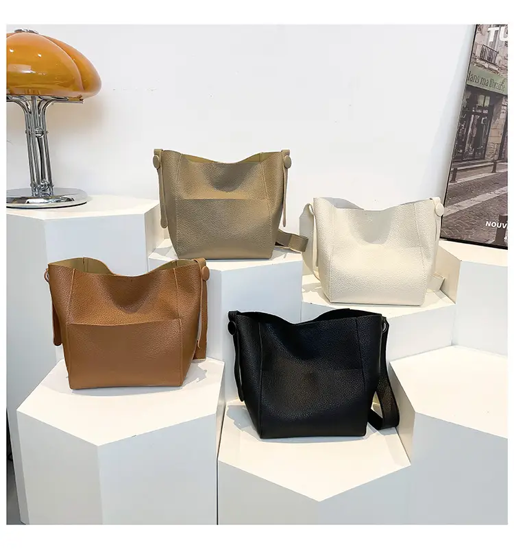 Beige Stitched Shoulder Bag for Women — feature 27