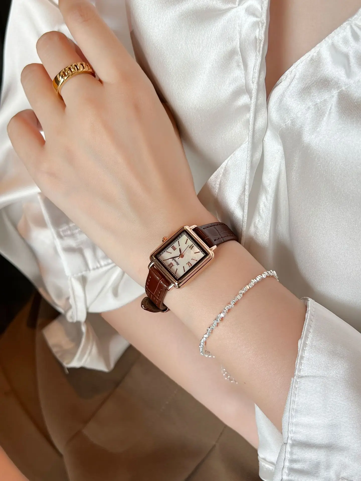 Gold Butterfly Cross Bracelet Watch for Women — feature 3