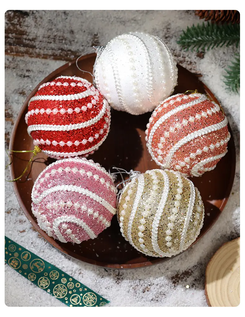Red Star Dipped Christmas Ornament 8cm — feature 2