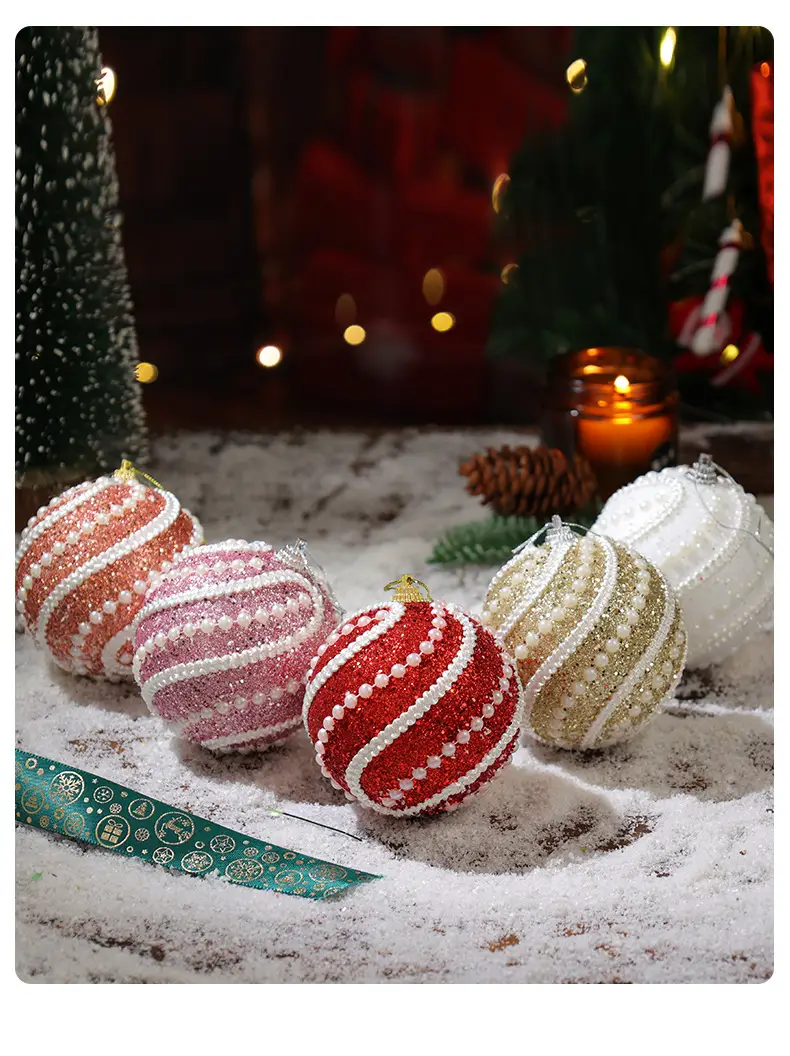 Red Star Dipped Christmas Ornament 8cm — feature 3