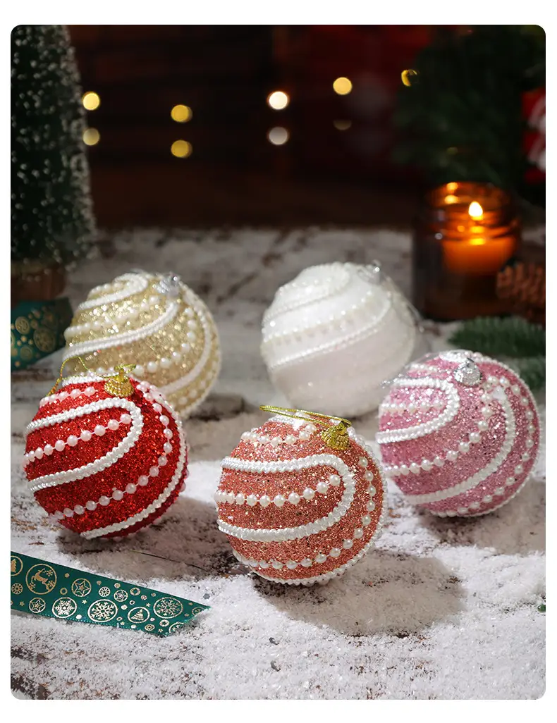 Red Star Dipped Christmas Ornament 8cm — feature 9