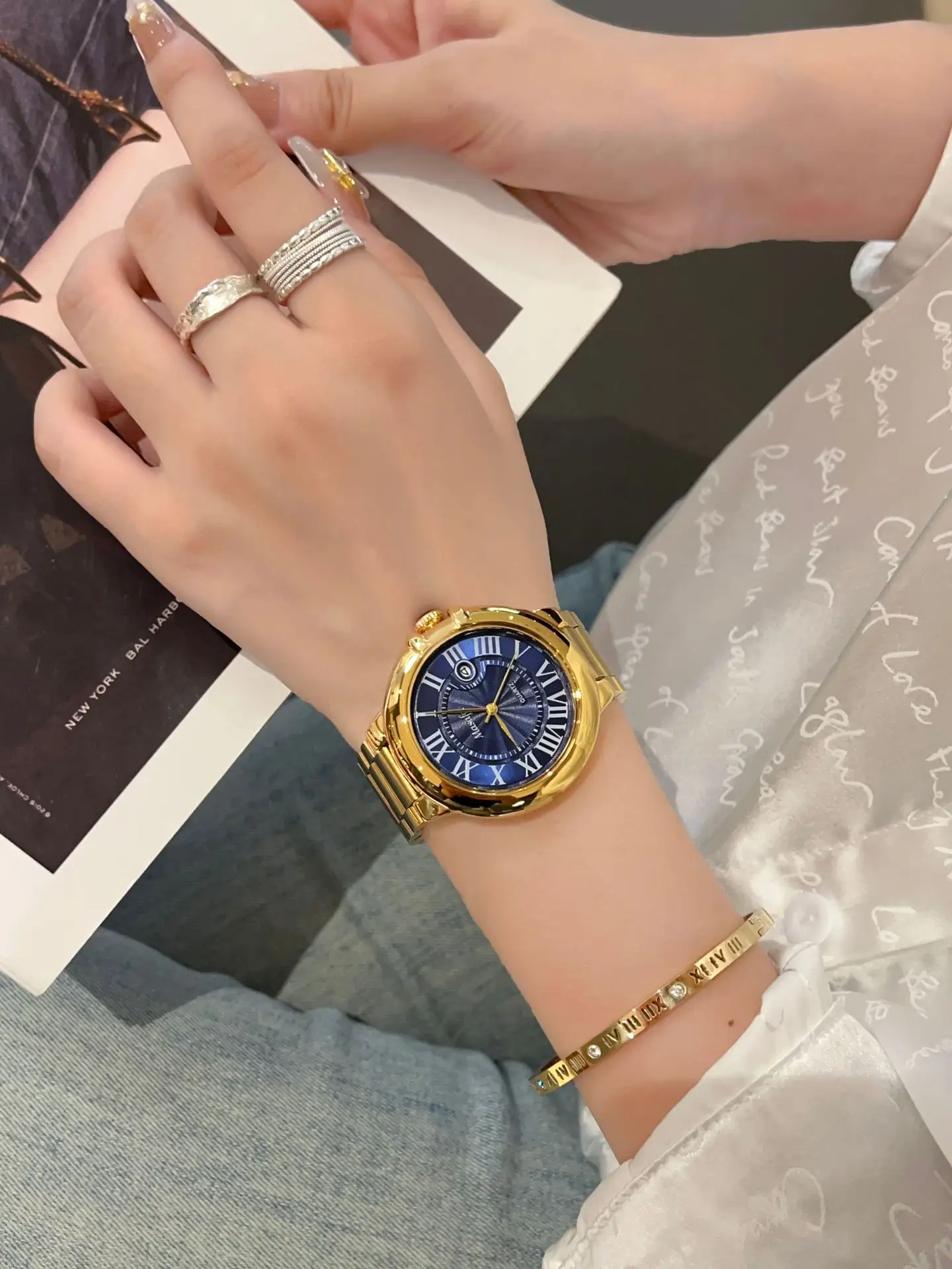 Golden Balloon Watch for Men with Live Explosion Sound — feature 4