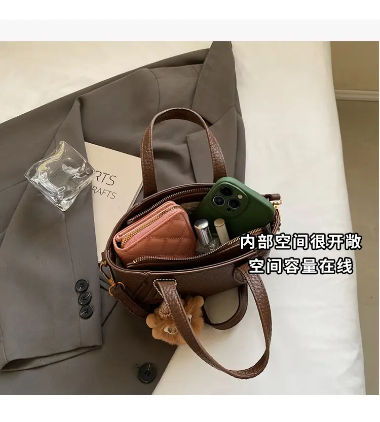 Vintage Maillard Handbag Women's Shoulder Crossbody Bag — feature 13