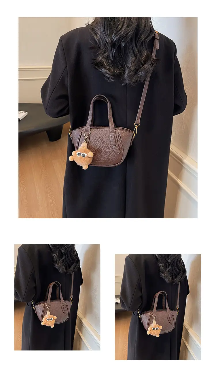 Vintage Maillard Handbag Women's Shoulder Crossbody Bag — feature 17