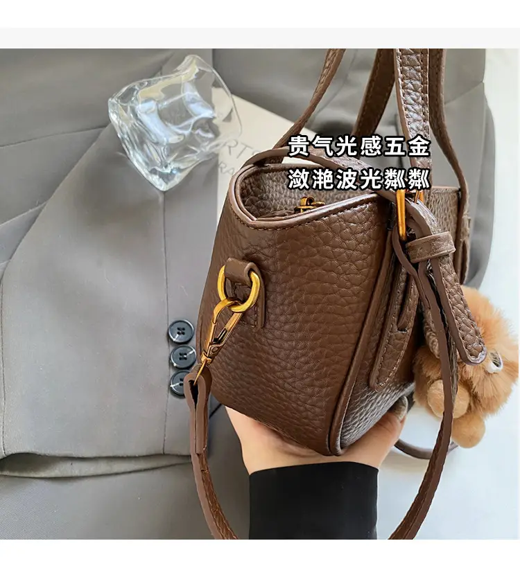 Vintage Maillard Handbag Women's Shoulder Crossbody Bag — feature 8