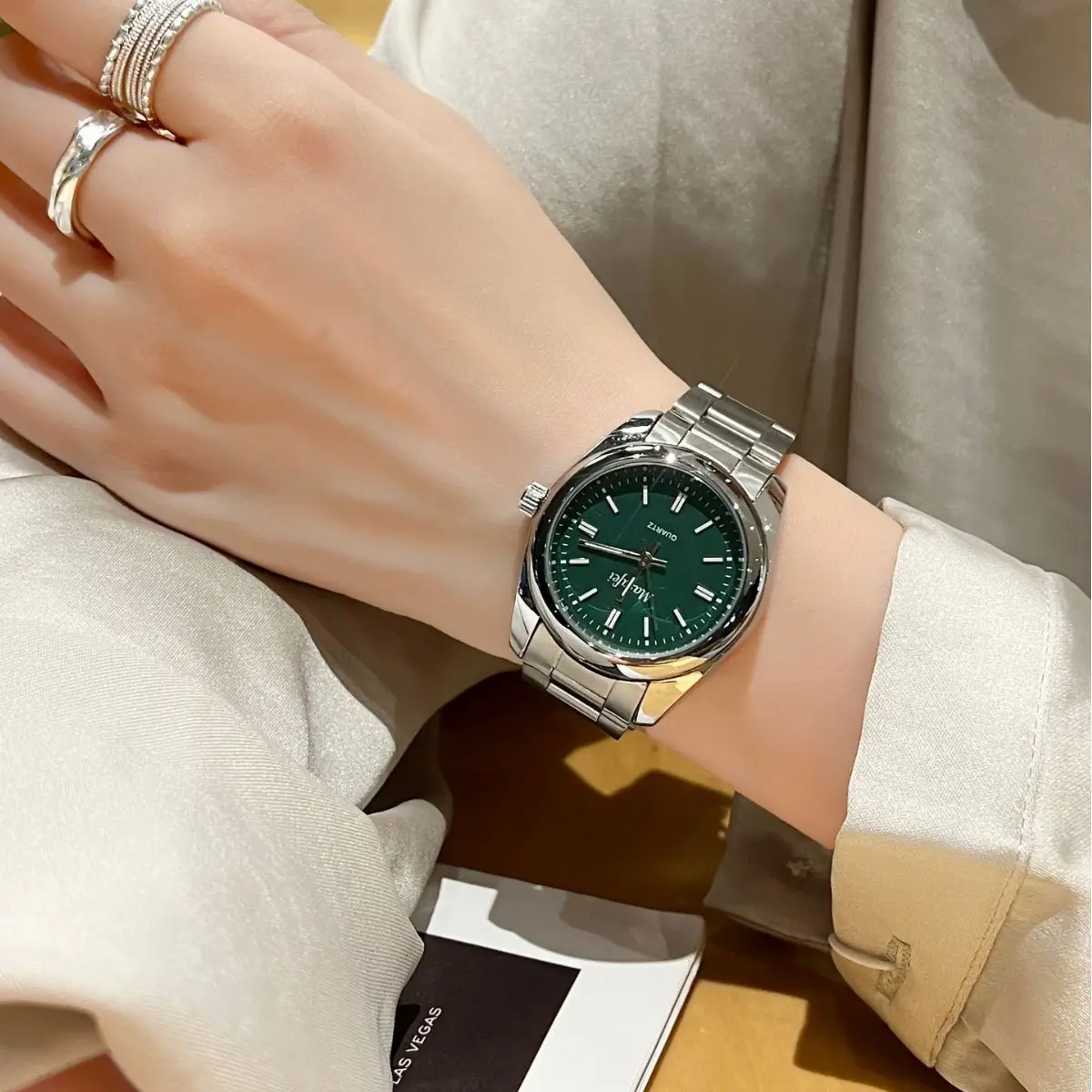 Women's Luminous Pokemon Green Water Ghost Watch