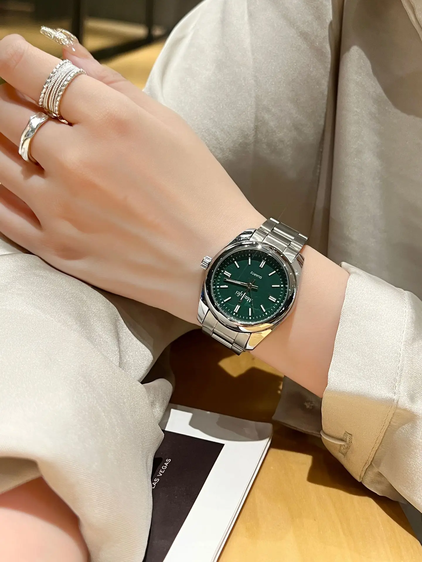 Women's Luminous Pokemon Green Water Ghost Watch — feature 1