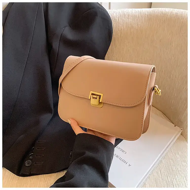 Elegant Women's Crossbody Bag with Retro Lock Design — feature 16