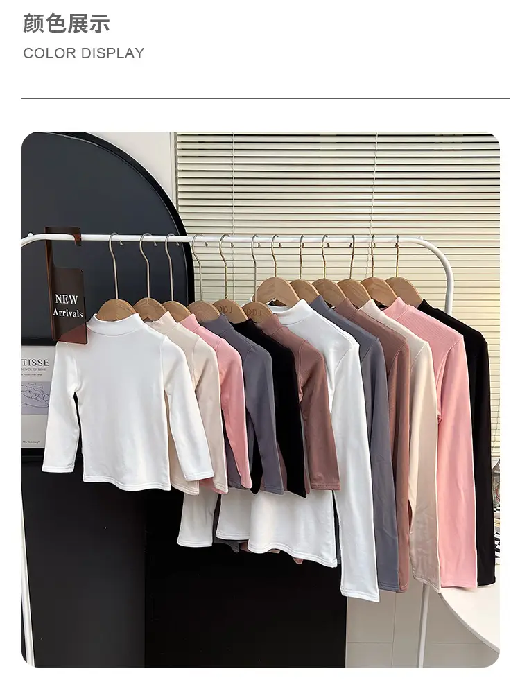 Children's White Thermal T-Shirt Large Autumn Winter — feature 7