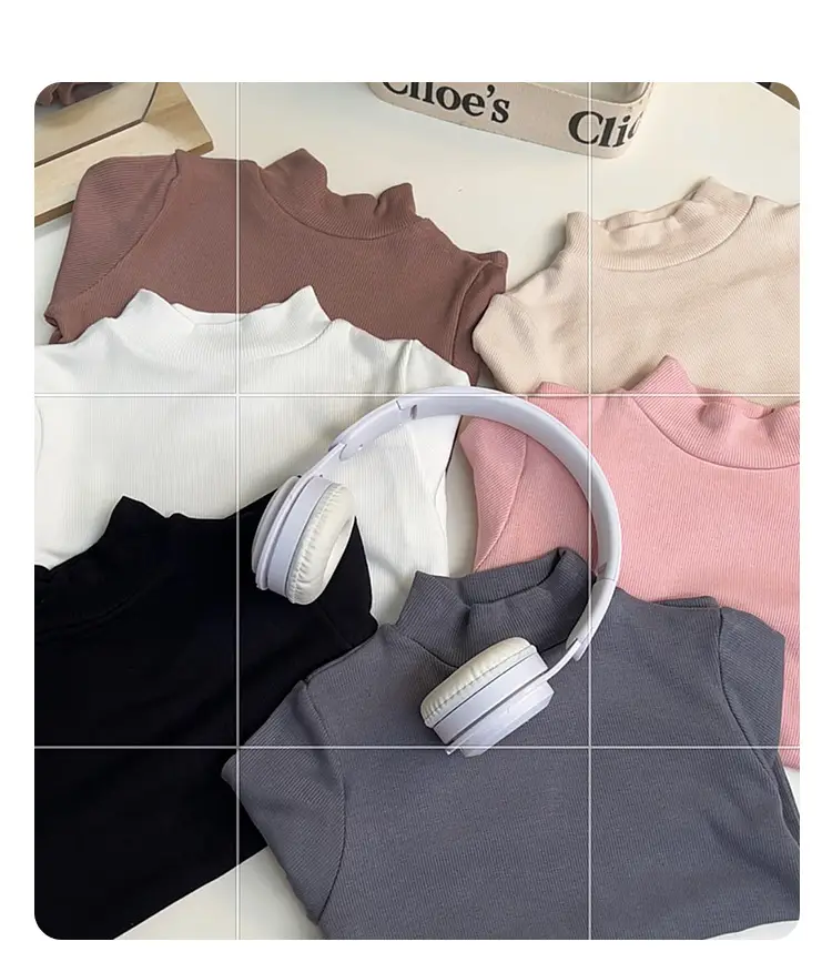 Children's White Thermal T-Shirt Large Autumn Winter — feature 9