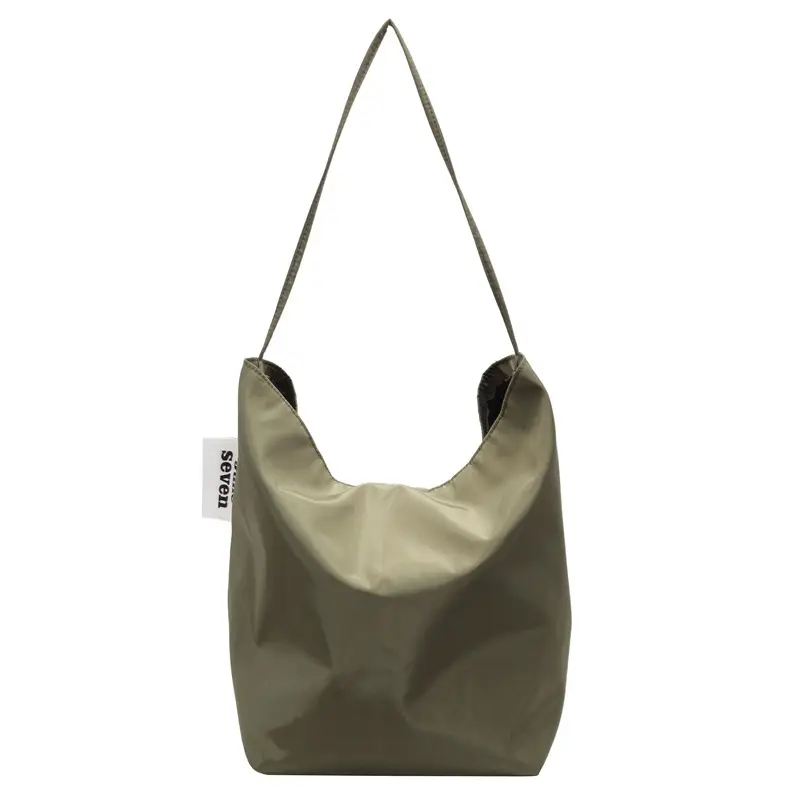 Red Nylon Shoulder Bag Women Large Capacity - Image 3