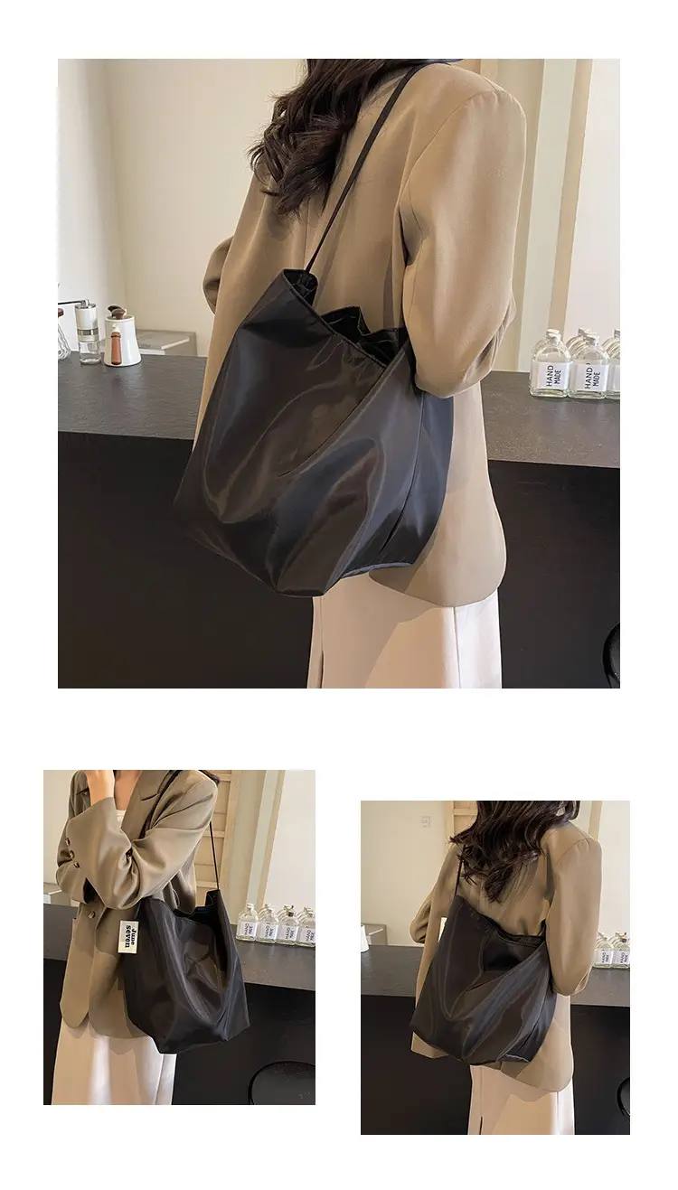 Red Nylon Shoulder Bag Women Large Capacity — feature 10