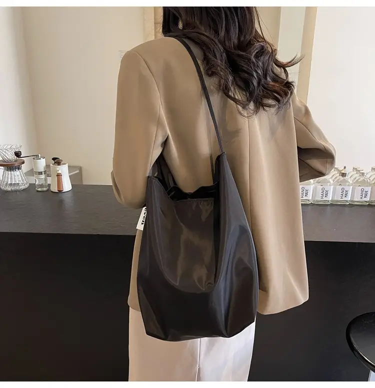 Red Nylon Shoulder Bag Women Large Capacity — feature 29