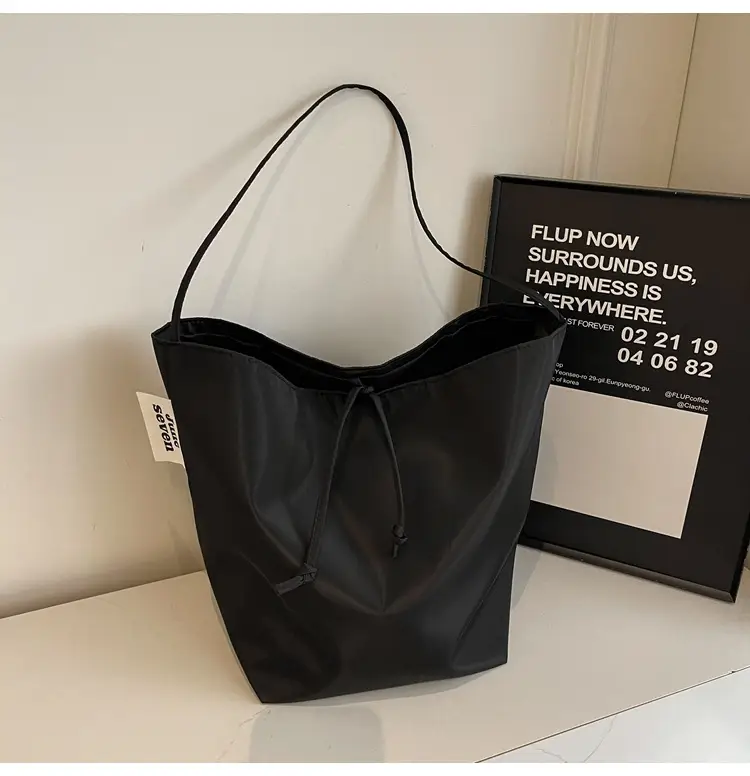 Red Nylon Shoulder Bag Women Large Capacity — feature 43