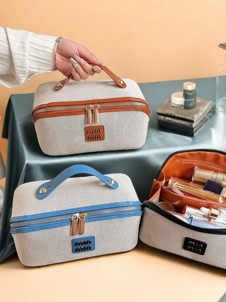 Korean Style Makeup Brush & Storage Bag for Women