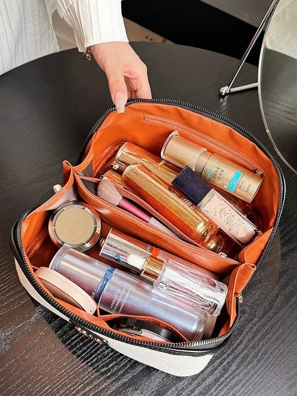 Korean Style Makeup Brush & Storage Bag for Women