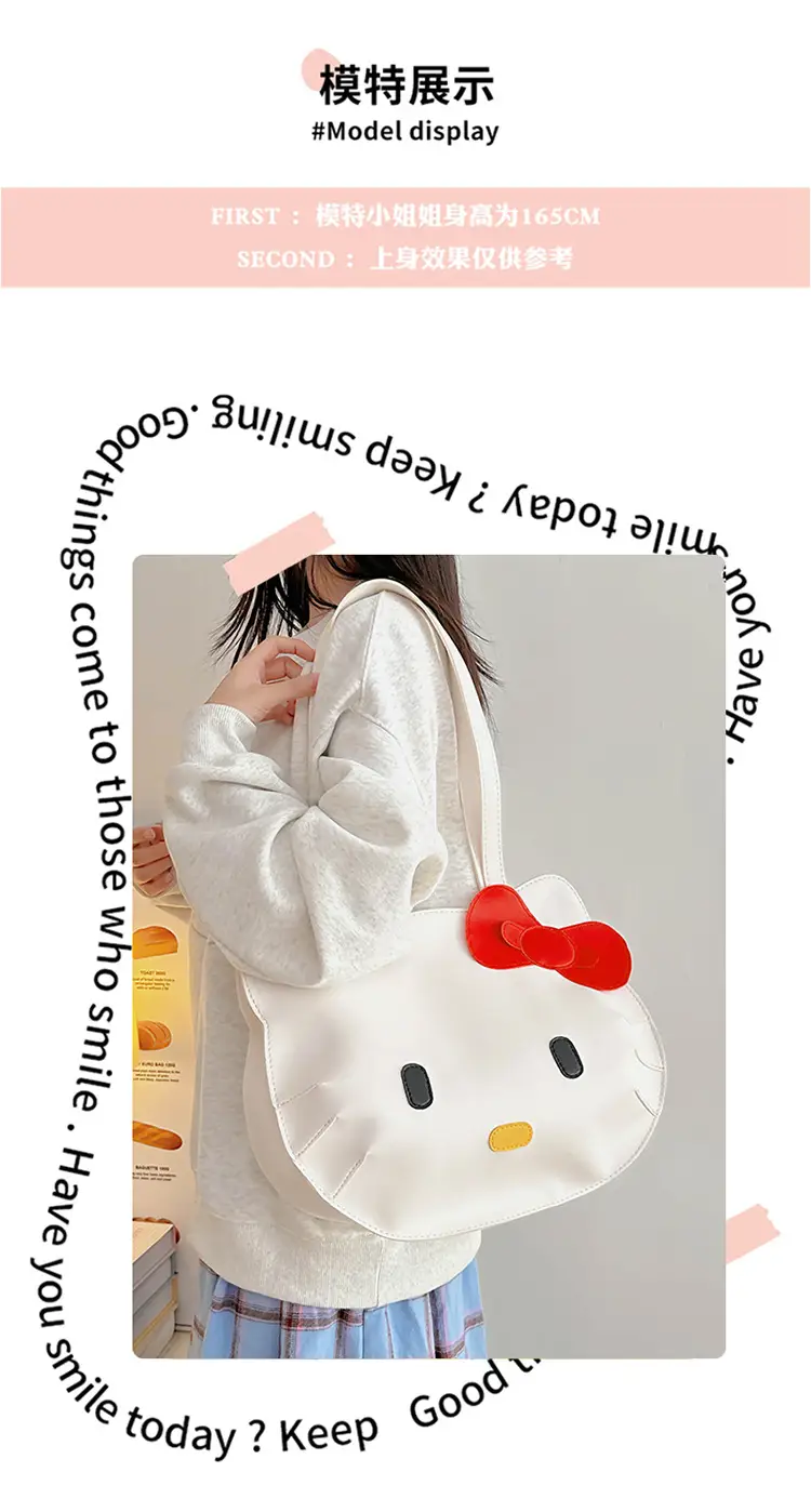 Cute Hello Kitty Cartoon Dog Bag for Girls — feature 11