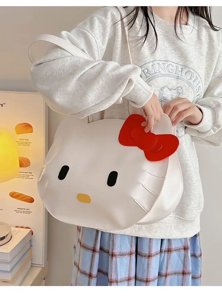 Cute Hello Kitty Cartoon Dog Bag for Girls — feature 13