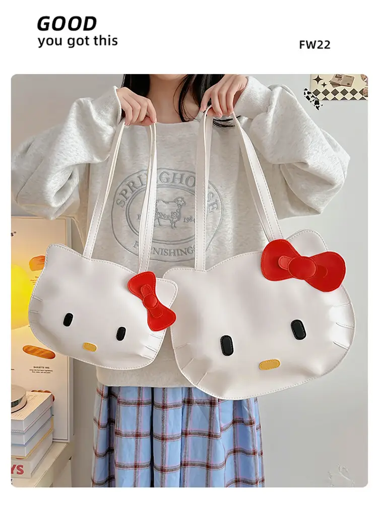 Cute Hello Kitty Cartoon Dog Bag for Girls — feature 14