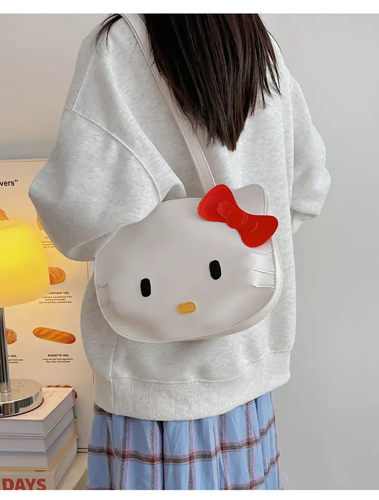 Cute Hello Kitty Cartoon Dog Bag for Girls — feature 18