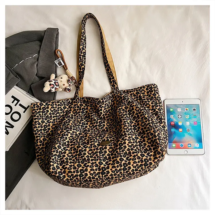 Korean Leopard Print Double Shoulder Bag Female — feature 33