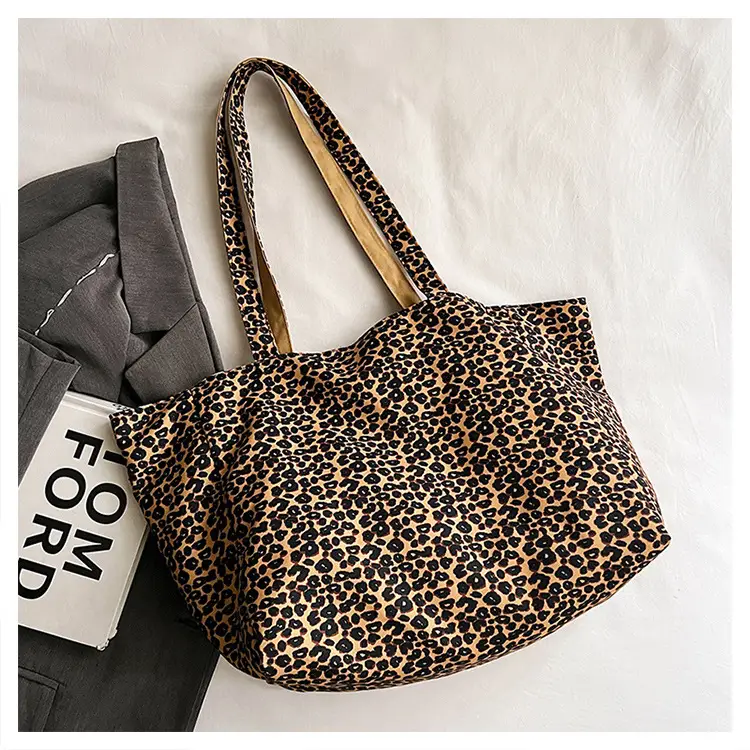 Korean Leopard Print Double Shoulder Bag Female — feature 35
