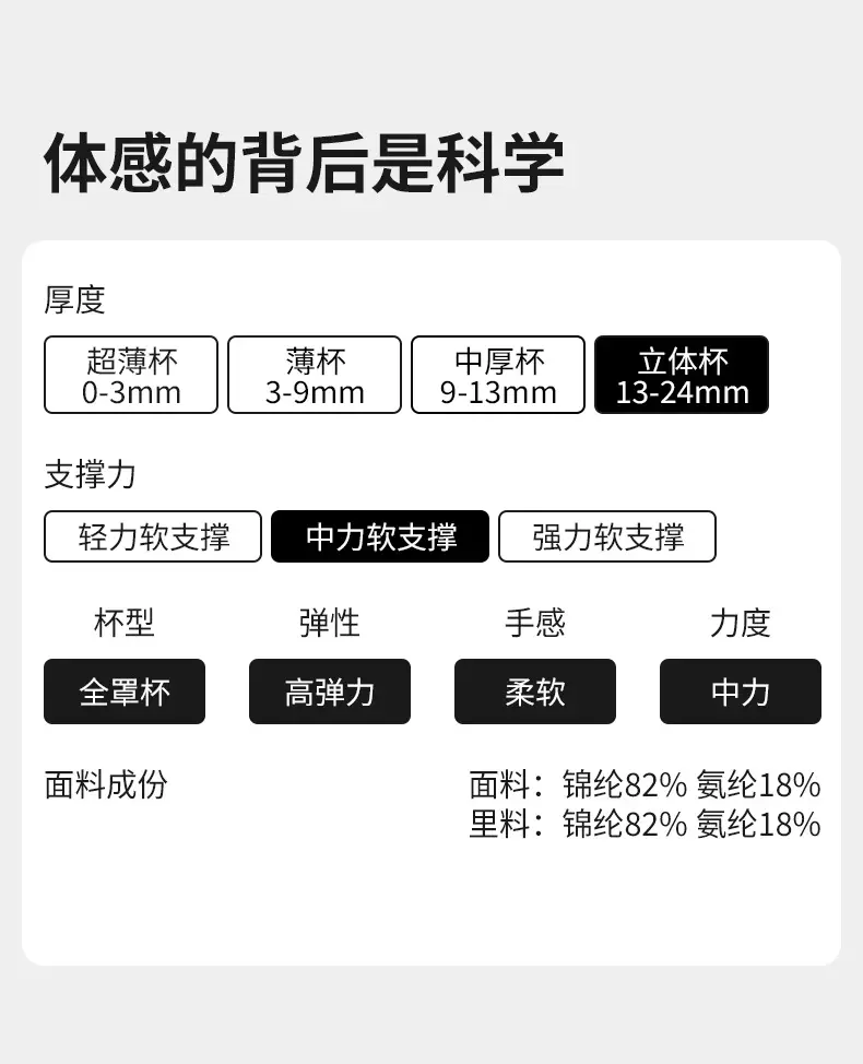 Half-Cup Seamless Push-Up Bra with Anti-Sagging Design — feature 12
