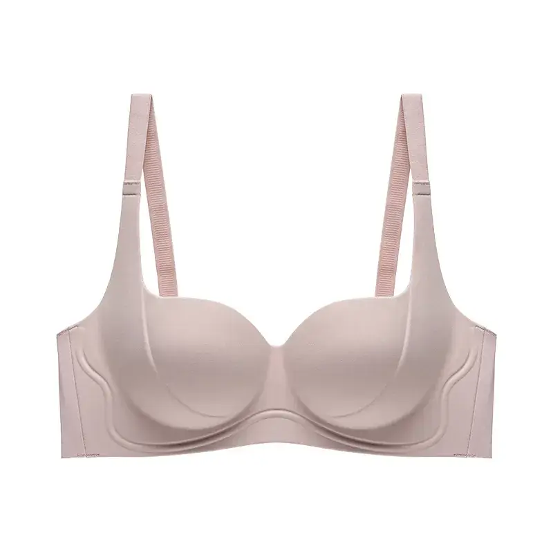 Half-Cup Seamless Push-Up Bra with Anti-Sagging Design - Image 2