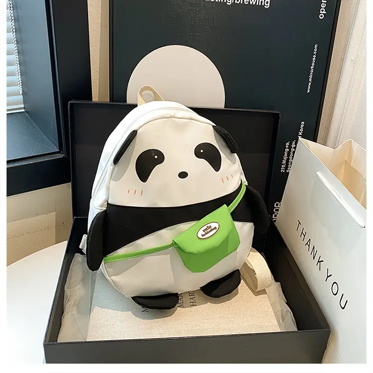 Cute Panda Backpack Set for Kids & Girls - Image 3