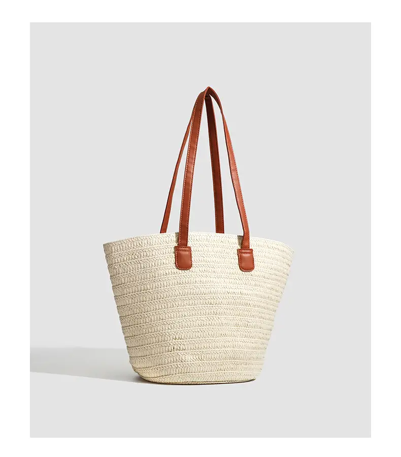 2026 Straw Shoulder Bag for Women Large Capacity Beach Bag — feature 19