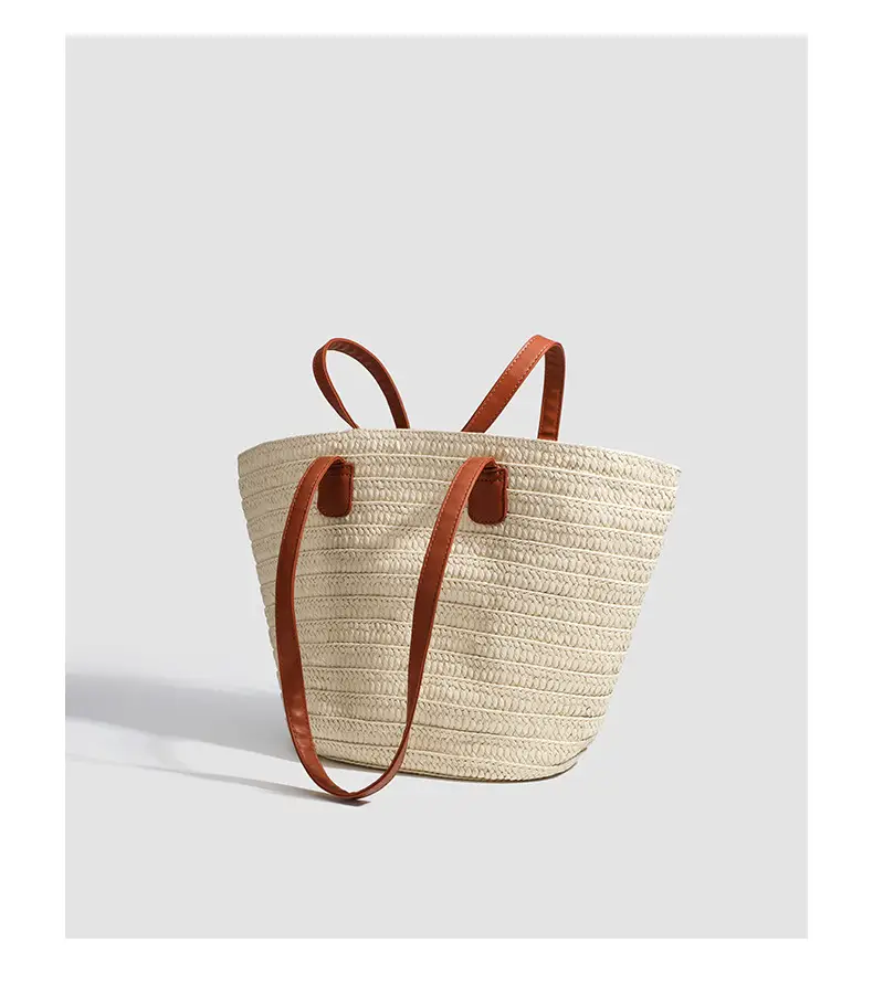 2026 Straw Shoulder Bag for Women Large Capacity Beach Bag — feature 20