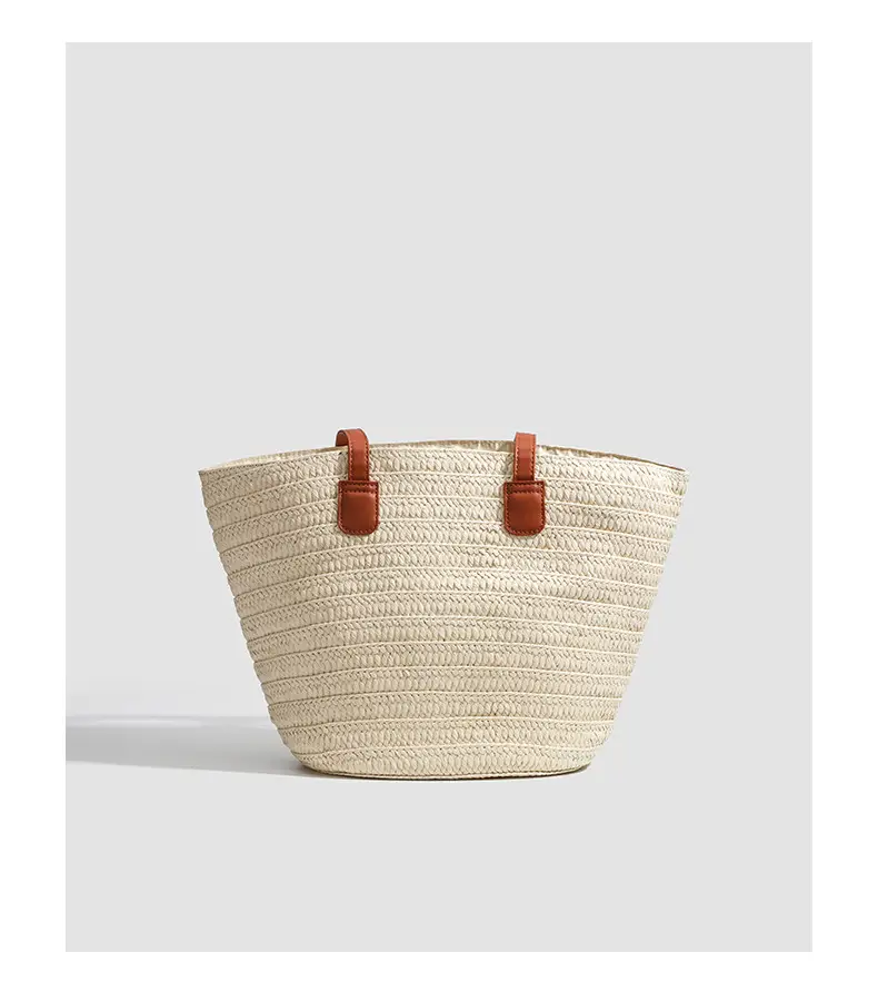 2026 Straw Shoulder Bag for Women Large Capacity Beach Bag — feature 21