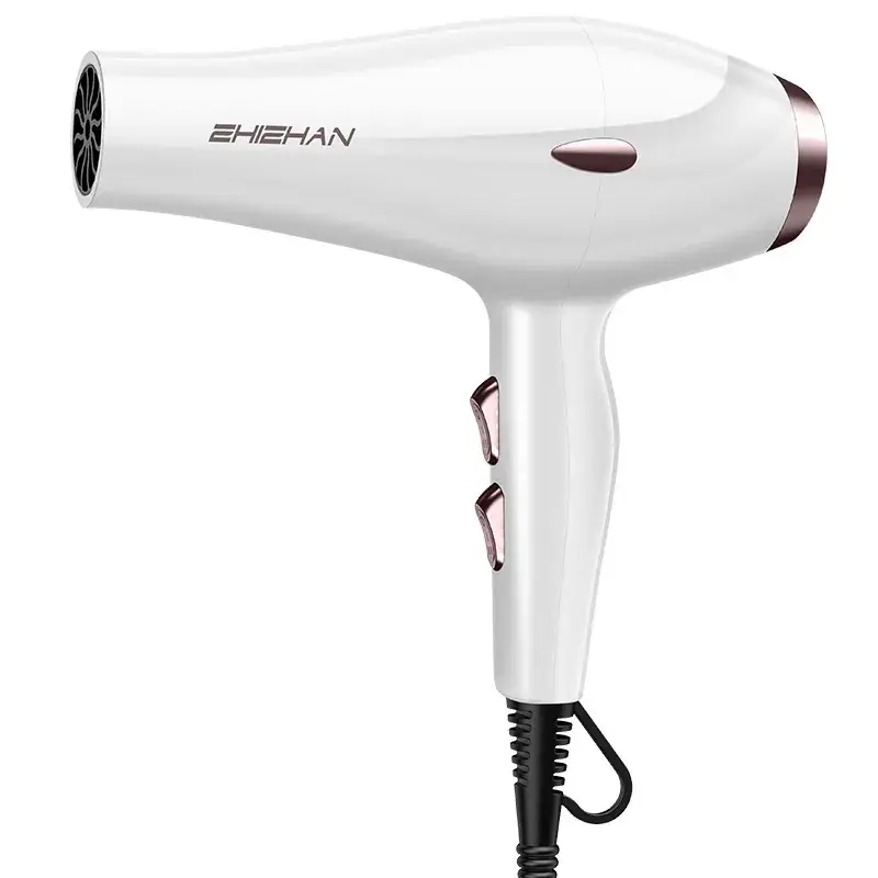High Power Hair Dryer Black for Home Salon Use