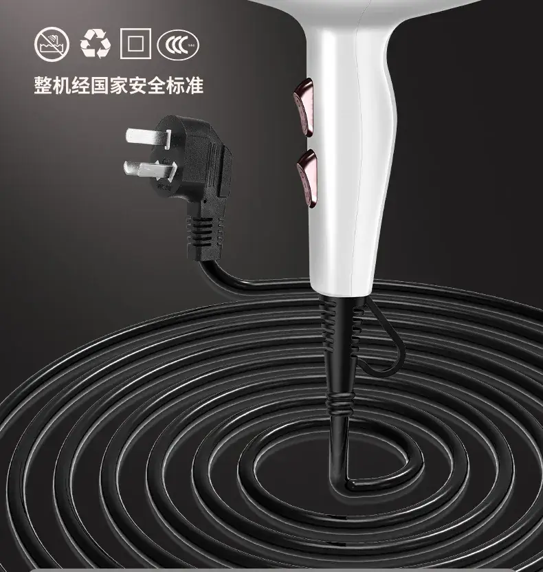 High Power Hair Dryer Black for Home Salon Use — feature 19