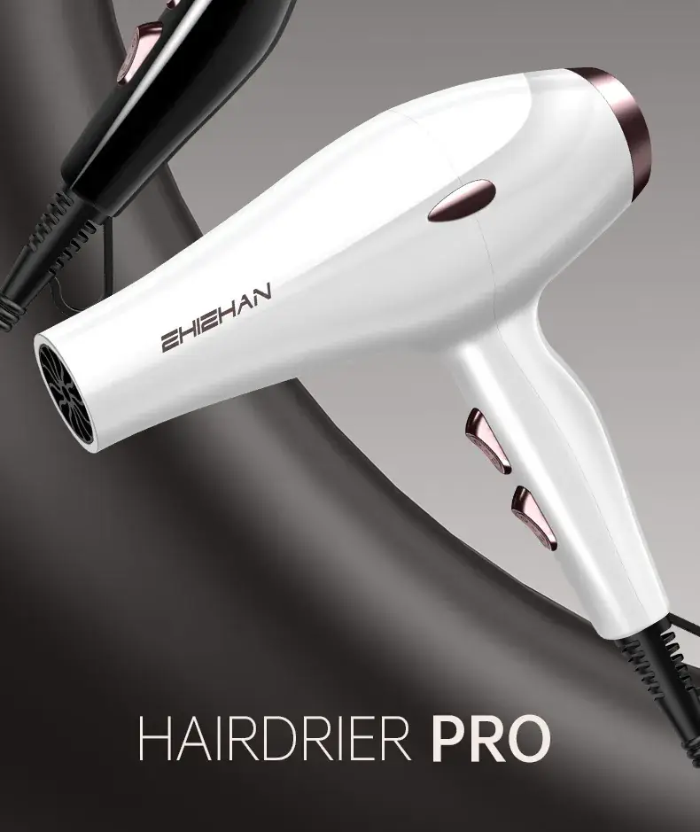 High Power Hair Dryer Black for Home Salon Use — feature 2