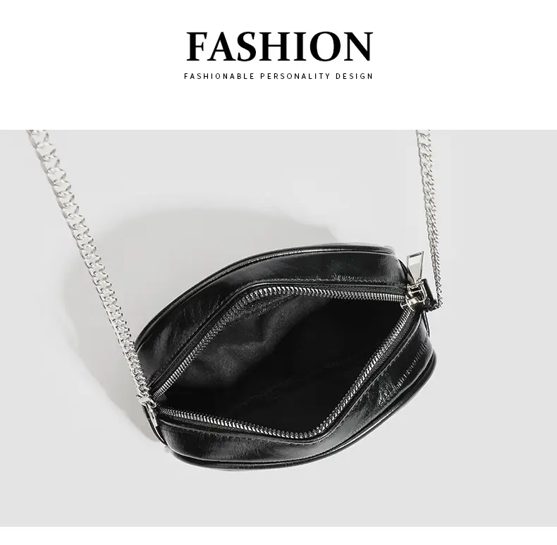 Silver Mini Chain Crossbody Bag for Women — feature 11